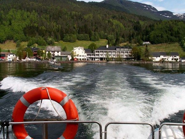 Havila Hotel Raftevold Hornindal Esterno foto